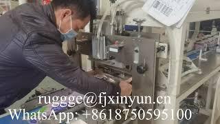 Cheap automatic single roll  toilet paper packing machine production line