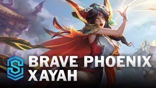 Brave Phoenix Xayah Skin Spotlight - League of Legends