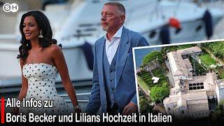 Alle Infos zu Boris Becker und Lilians Hochzeit in Italien #germany | SH News German