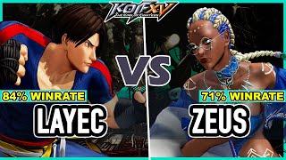 KOF XV  Layec (Rugal/Kim/O.Chris) vs Zeus (Dolores/O.Yashiro/Whip)