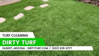 Artificial Grass Cleaning in Gilbert, AZ by Dirty Turf