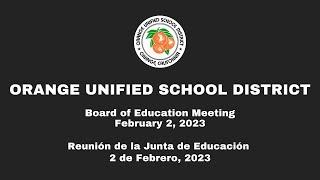 OUSD Board Meeting - February 2, 2023