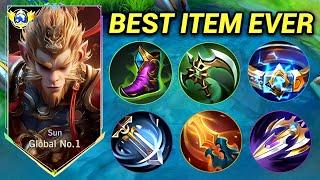 FINALLY BEST ITEM FOR SUN EVER!! (one hit everthing) | SUN TERSAKIT 2024 | MLBB