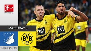 TSG Hoffenheim - Borussia Dortmund 1-3 | Highlights | Matchday 6 – Bundesliga 2023/24