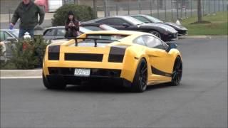 DC EXOTICS Cars And Coffee / 3-19-16 \ Lamborghini Of Washington !!!