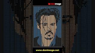 Johnny Depp Typography Art