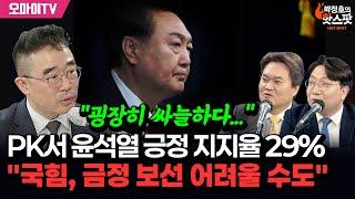 [신인규의 핫스팟] PK 지역서 윤석열 긍정 지지율 29%…김봉신 "국힘, 금정구청장 보선 어려울 수도"