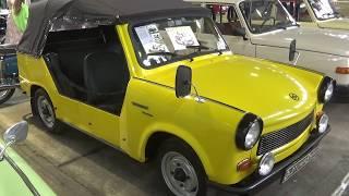 Trabant P 601 Z Tramp, 1983., autó, cabrio, Oldtimer Show, 2018., v180415-7-043