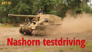 Nashorn SD kfz 164 Test Driving at Overloon war museum #welding #machining #making