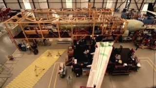 Airbus A320 Sharklets final assembly and first take off