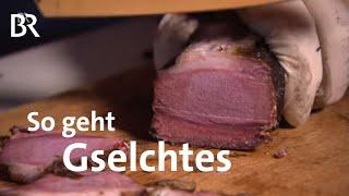 Schwarzgeräuchertes selbstgemacht | Zwischen Spessart und Karwendel | Schinken räuchern | Doku