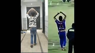 Shivil Kaushik Bowling Copy's  || #shorts #youtubeshorts #shortsfeed #cricket