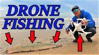 DRONE FISHING | DROPPING BAITS WITH A PHANTOM 3 DRONE | GAR FISHING AND BULL RED FISHING