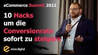  10 ULTIMATIVE Conversionrate-Booster: SOFORT mehr Umsatz im Onlineshop! | eCommerce Summit 