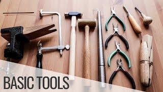 MOST BASIC SILVERSMITHING TOOLS. How to make jewelry. Metalsmithing for beginners.