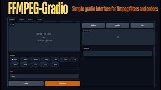 "FFmpeg-Gradio: Convert & Edit Any Media Format | Audio & Video Editing Simplified!"