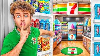 I Built a SECRET 7-11 in My Room!