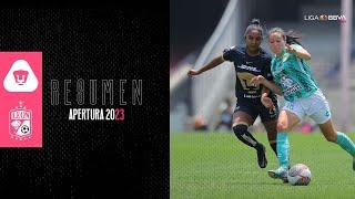 Resumen Pumas vs León - Jornada 9 | Liga BBVA MX Femenil