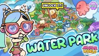 AVATAR WORLD WATER PARK  NEW SECRETS HACKS AND BUGS IN AVATAR WORLD  UNLOCK ALL RIDES 