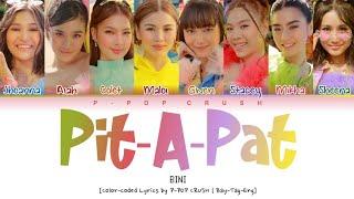 BINI - "Pit A Pat" Color-coded Lyrics