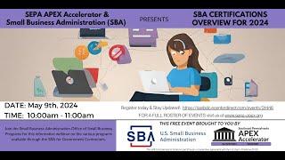 SBA Certifications Overview for 2024