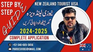 Filling out New Zealand Tourist Visa Application | Step By Step Guide