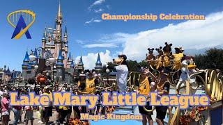 Orlando-Area Little League Team Celebrates Win at Disney’s Magic Kingdom