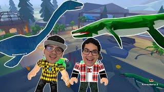 CRIAMOS O PARQUE DOS DINOSSAUROS AQUÁTICOS!! - Roblox Dinosaur Zoo Tycoon