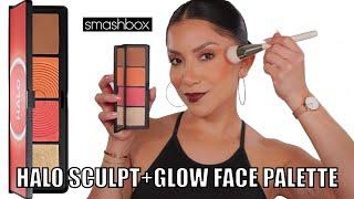 *new* SMASHBOX HALO SCULPT GLOW FACE PALETTE REVIEW + WEAR TEST | MagdalineJanet