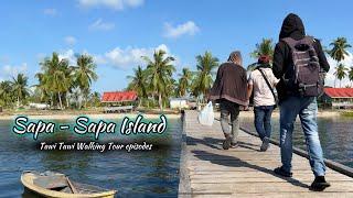 Sapa Sapa Tawi Tawi Island Walking tour 4K via Tandubas - Sapa Sapa boundary