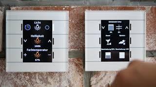 MDT KNX Glastaster vs Glas Bedienzentrale