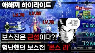 보스전은 근성이다?! 레벨차로 험난했던 보스전 '콘스 라' - 진여신전생5 [NSW]