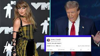 Donald Trump Says He Hates Taylor Swift After Kamala Harris Endorsement