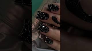 Black Nails of 2024: A Style Revolution in Every Stroke  #nailart