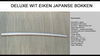 Deluxe Wit Eiken Japanse Bokken - Bokuto