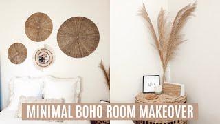 ROOM MAKEOVER: Minimal Boho, Mid Century Modern Decor