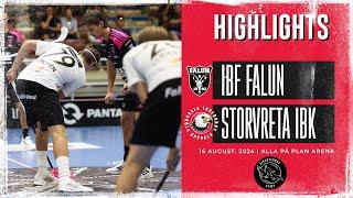 Highlights IBF Falun vs Storvreta IBK Giganternas Kamp 2024