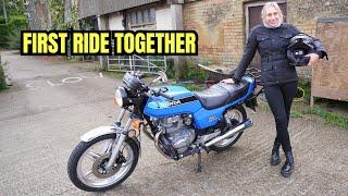 I TAKE MY GIRLFRIEND ON MY REBUILT HONDA CB250 SUPER DREAM