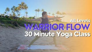 30 Minute Yoga Class - Warrior Flow