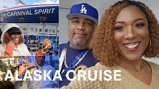 My FULL ALASKA CRUISE on Carnival Spirit | Skagway Train & Ketchikan Crab Boat Excursions | Shopping