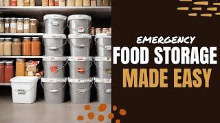 Emergency Food Storage (Made Easy).