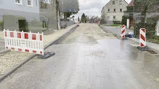 Baustellenbesichtigung der Ortsdurchfahrt Unterriffingen