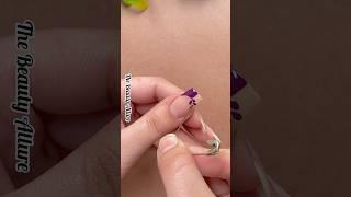 Easy french tip nail art design #nailart2024 #shorts #shortvideo