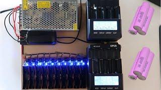 18650 Battery charging station TP4056 & Opus BTC3100 - How to build DIY