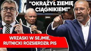 "Wstyd i hańba!". Rutnicki drwił z PiS i Czarneckiego. "Gdzie jest Morawiecki?"