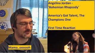 Nothing really matters with Angelina Jordan, 'Bohemian Rhapsody'  - First time reaction