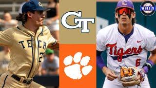 Georgia Tech vs #4 Clemson Highlights (G3) | 2024 College Baseball Highlights