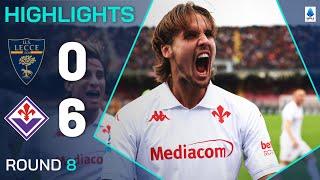 LECCE-FIORENTINA 0-6 | HIGHLIGHTS | Huge win for Fiorentina | Serie A 2024/25