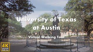 University of Texas at Austin [Part 2] - Virtual Walking Tour [4k 60fps]