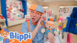 Blippi’s Build-A-Bear Adventure: A Silly Fluffy Mess! | Blippi FULL EPISODE | Moonbug Kids